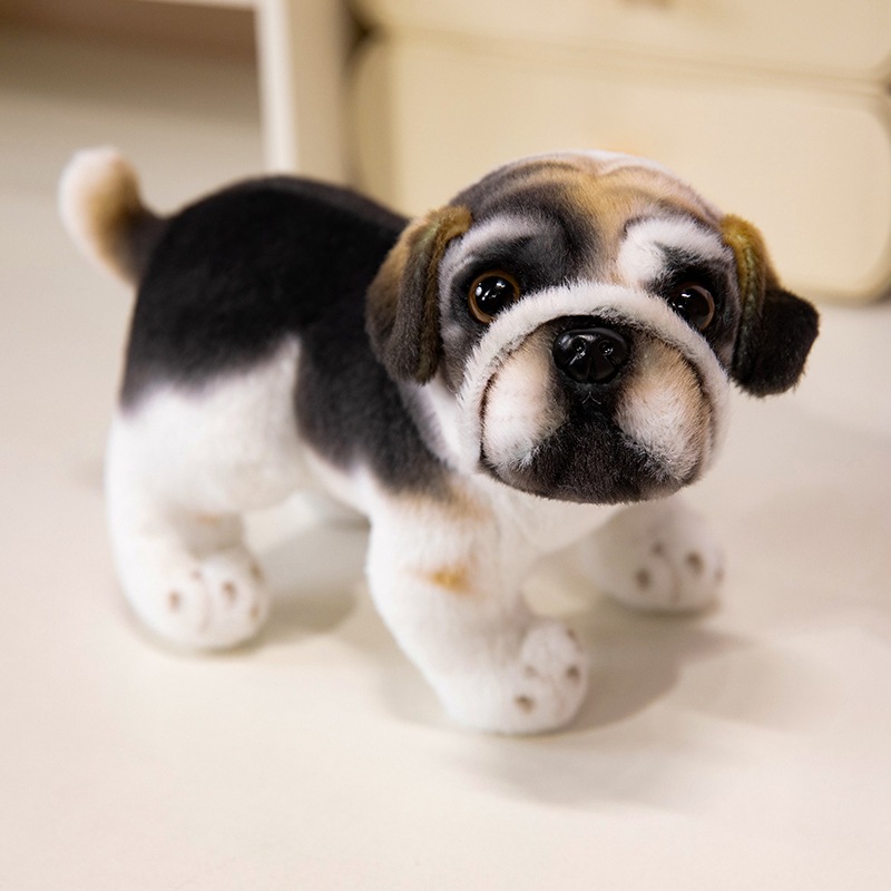 Customizable Realistic Standing & Squatting Puppy Plush Toys, Soft Dog Stuffed Animals with Custom Design, Logo & Size Available for Wholesale