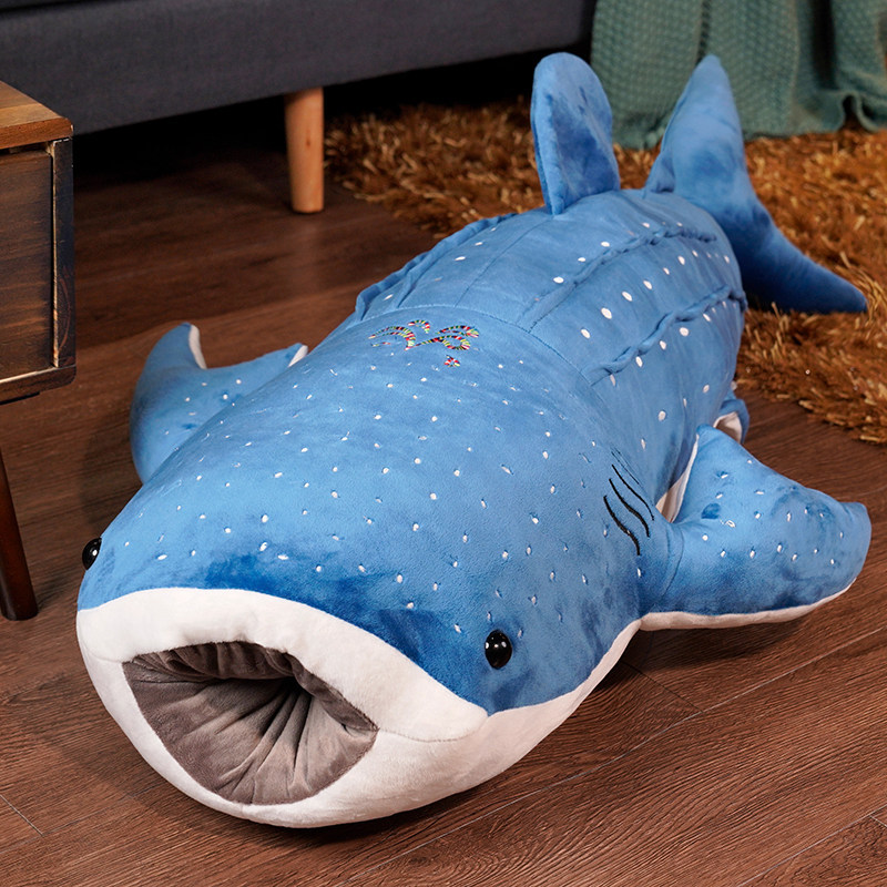 Realistic Large Shark & Whale Plush Toys