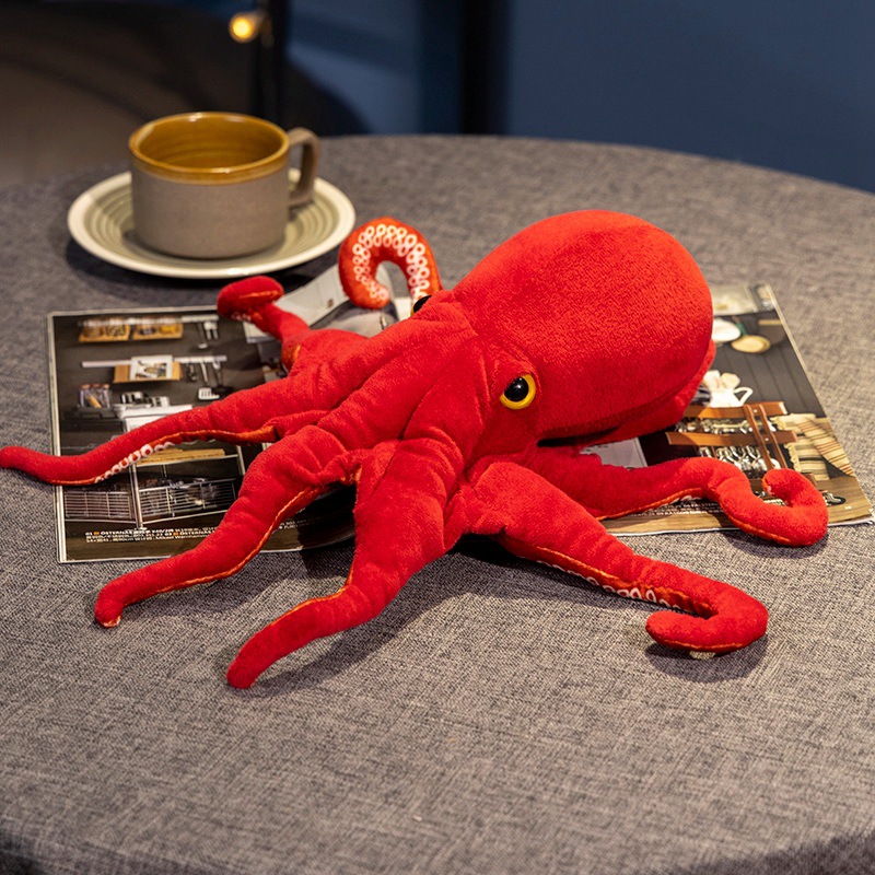 Custom Design Realistic Octopus Plush Doll, Customizable Sea Creature Stuffed Animal