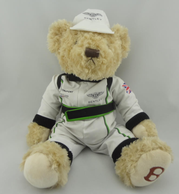 Bentley Official Motorsport Team Racing Suit Mascot Teddy Bear