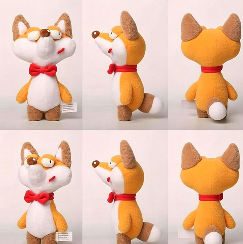 Custom Fox Plush Toy Character
