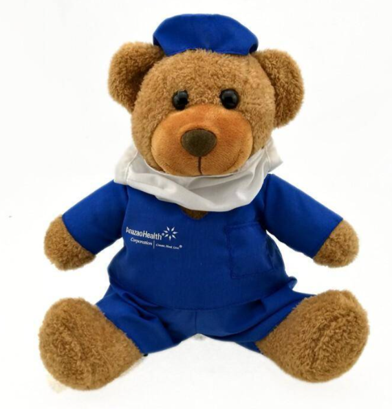 Custom Hospital Corporate Mascot Plush Teddy Bear
