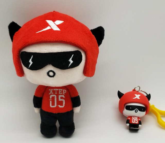 Customized Mascot Plush Doll and Key Chain Based on Exclusive IP Images of Sportswear Brands