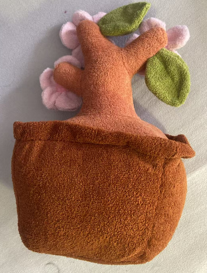 Custom artificial soft plush flower