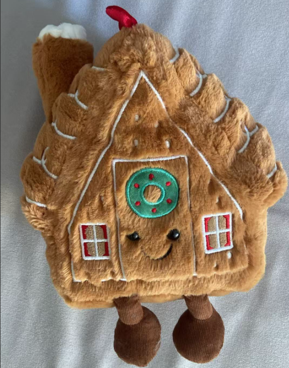 Custom Gingerbread House Plush Toy